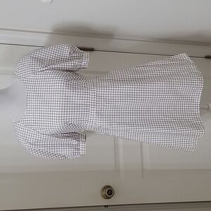 Baum und Pferdgarten A-Line Dress, Puffed Shoulders, Tie Back, Exc. Used Cond.